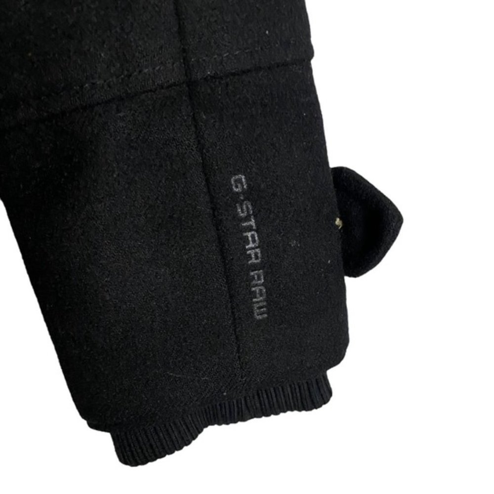 G-Star RAW Women's Black Full Zip Wool Belted Moto Jacket - Picture 7 of 14